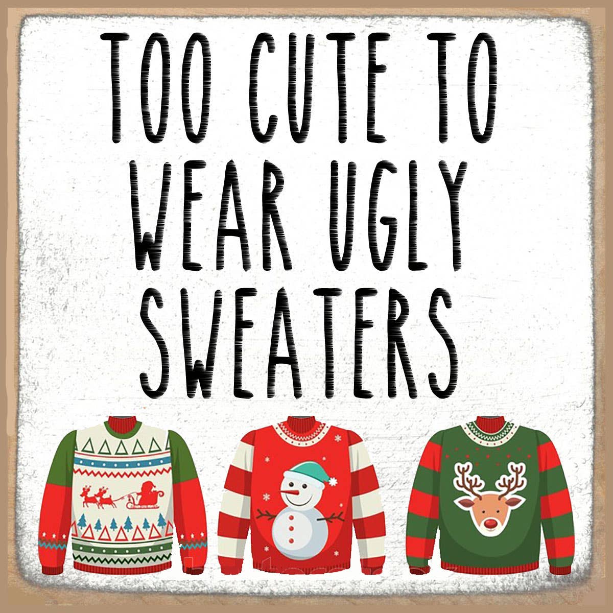 Ugly sweaters