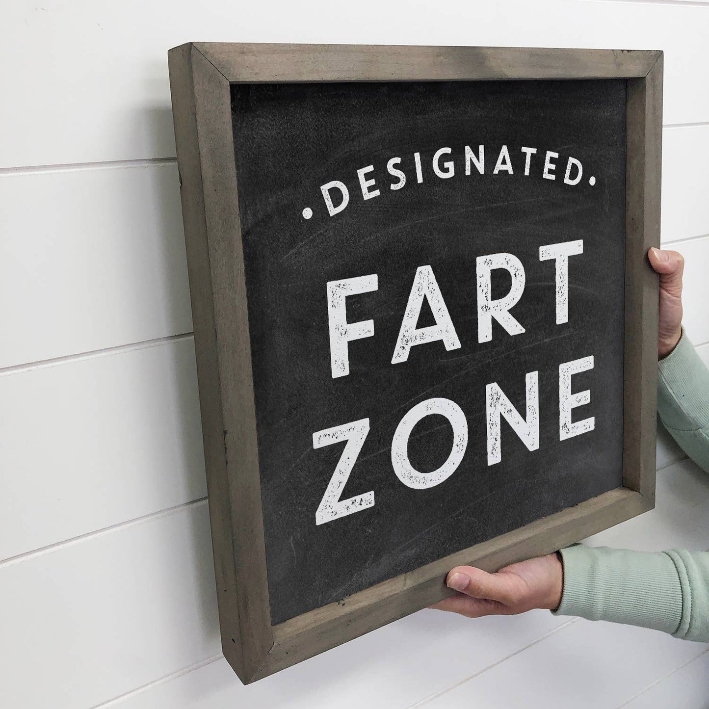 Fart Zone- Small Sitting Sign