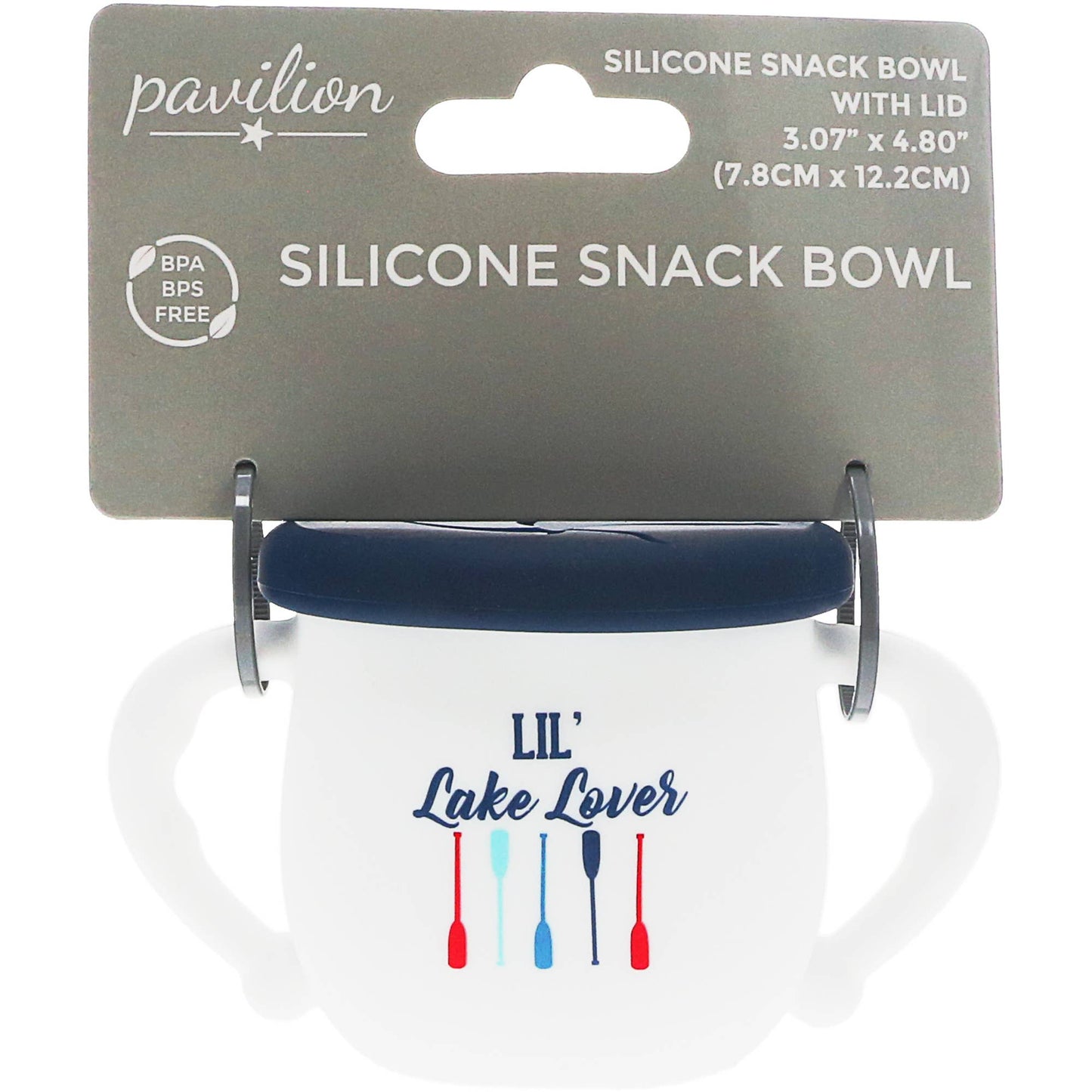 Pavilion - Lake Lover - 3" Silicone Snack Bowl with Lid