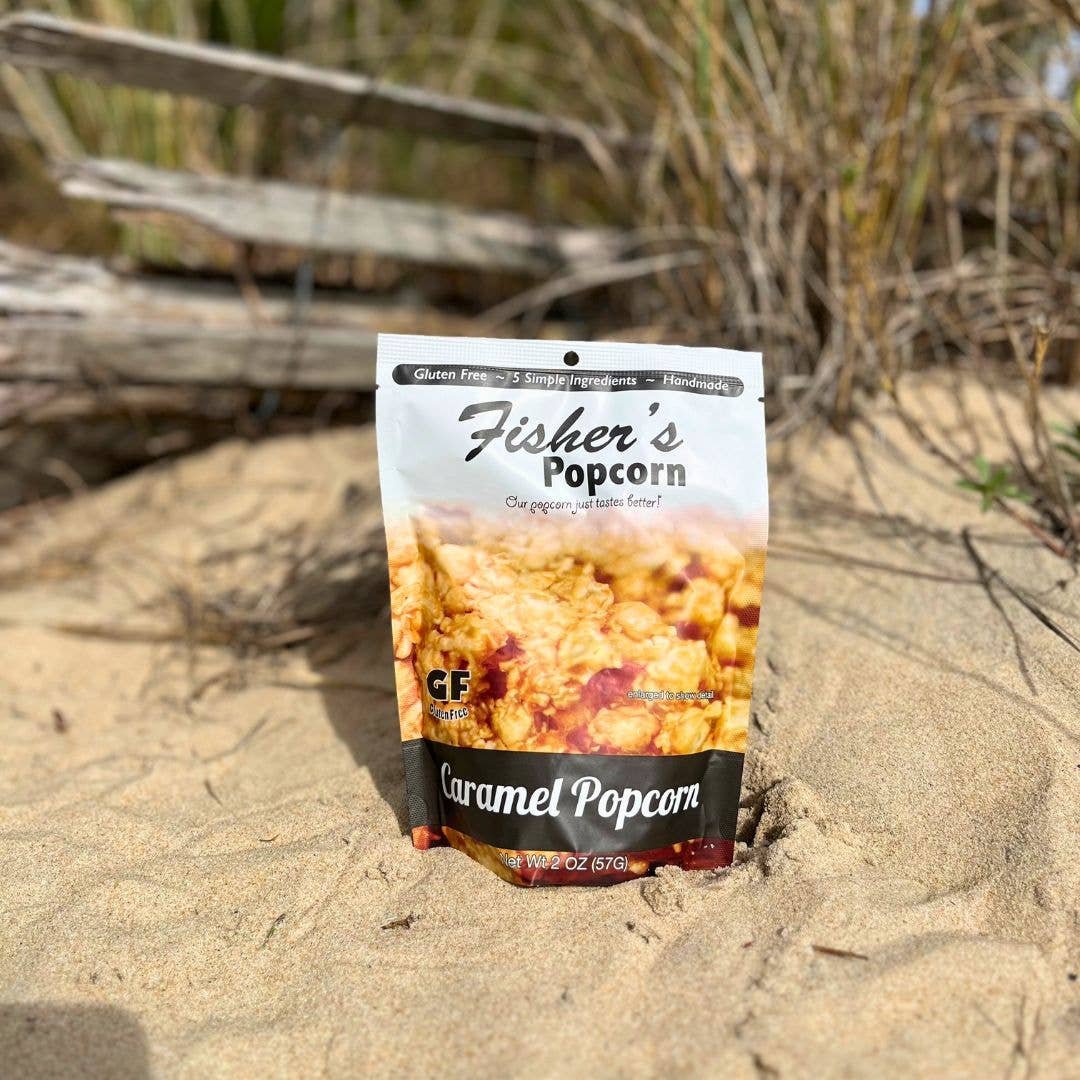 Fisher's Popcorn - Caramel Popcorn 2oz (50/case)