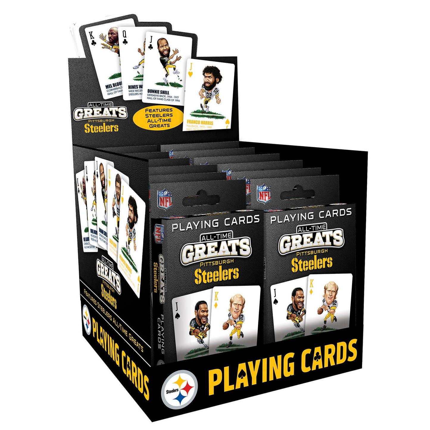 Pittsburgh Steelers All-Time Greats Playing Cards