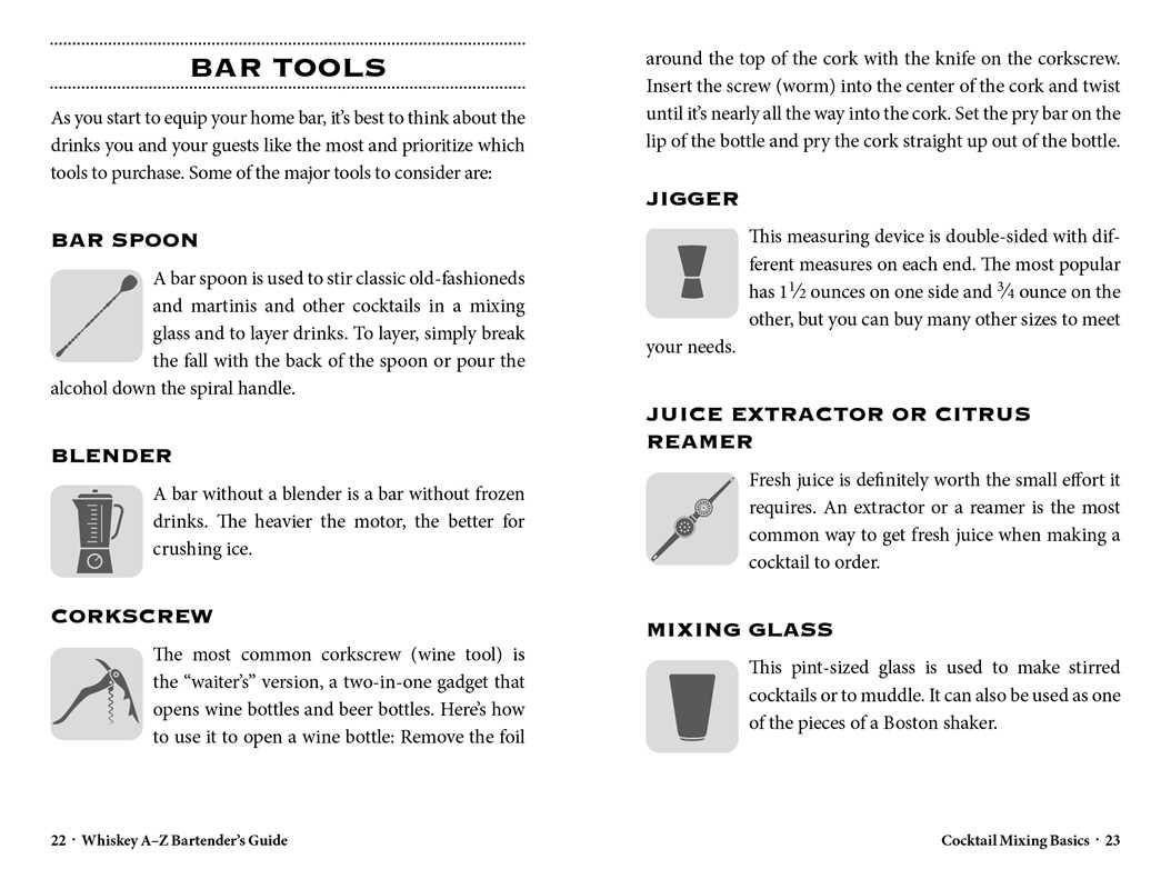Whiskey Cocktail Cards A–Z