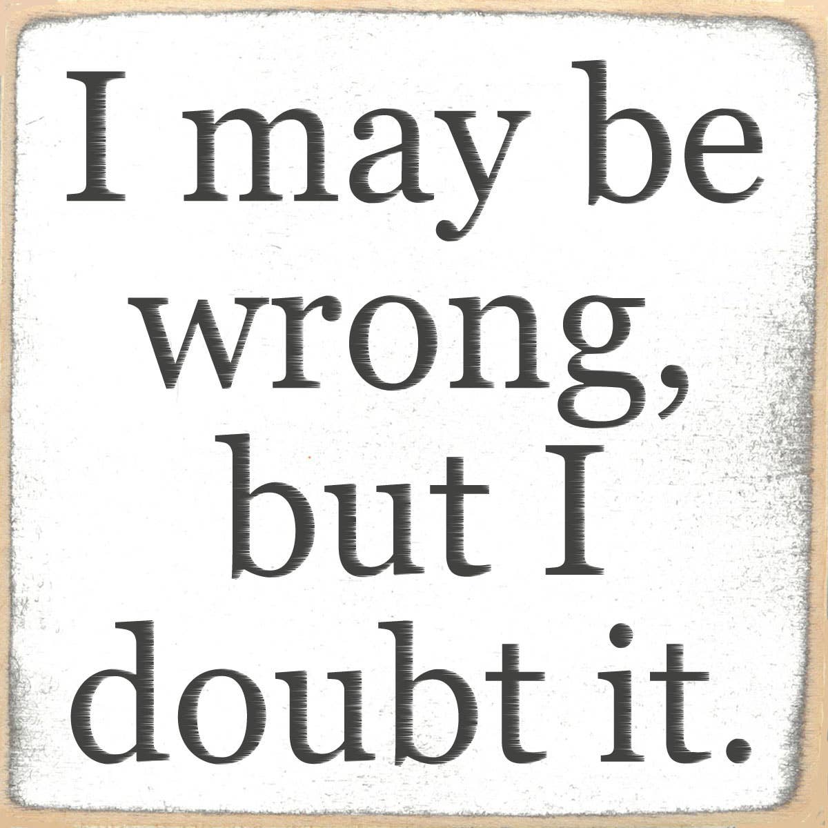 Gar Wholesale Inc. - 4X4-230 Doubt It