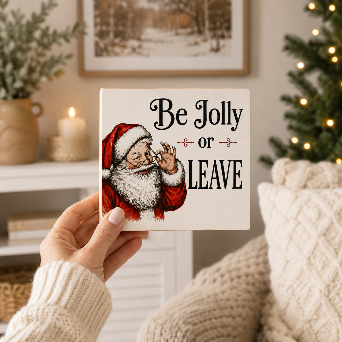 Be Jolly or Leave