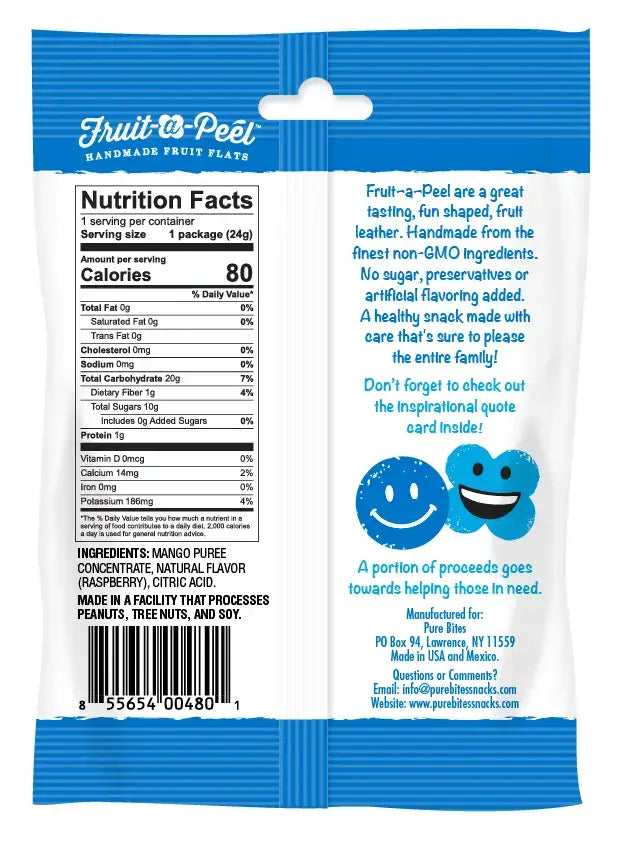 Fruit-a-Peel Sour Blue Raspberry