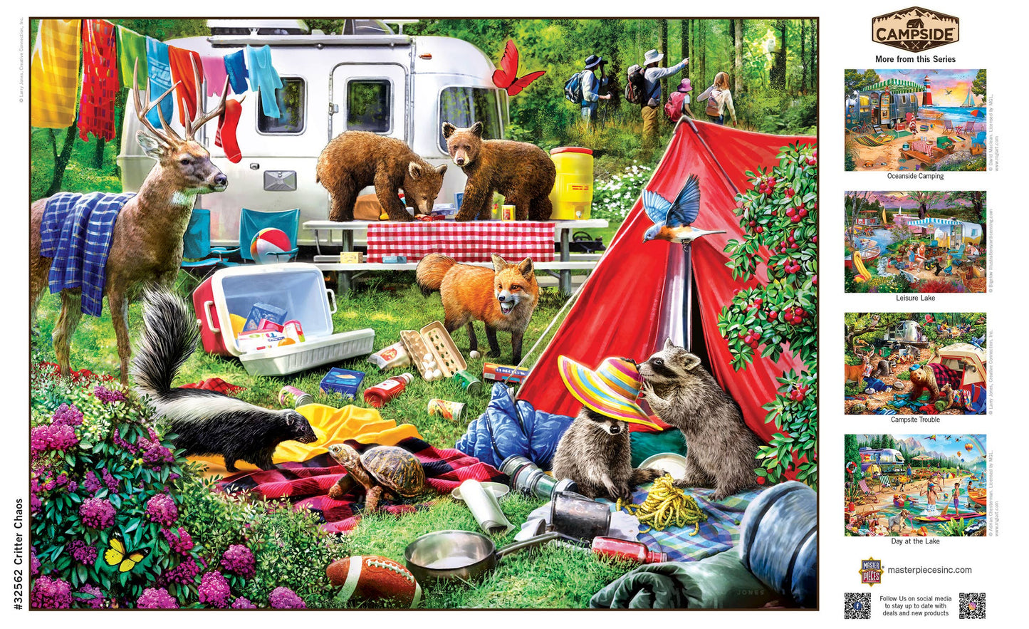Critter Chaos 300 Piece EZ Grip Jigsaw Puzzle