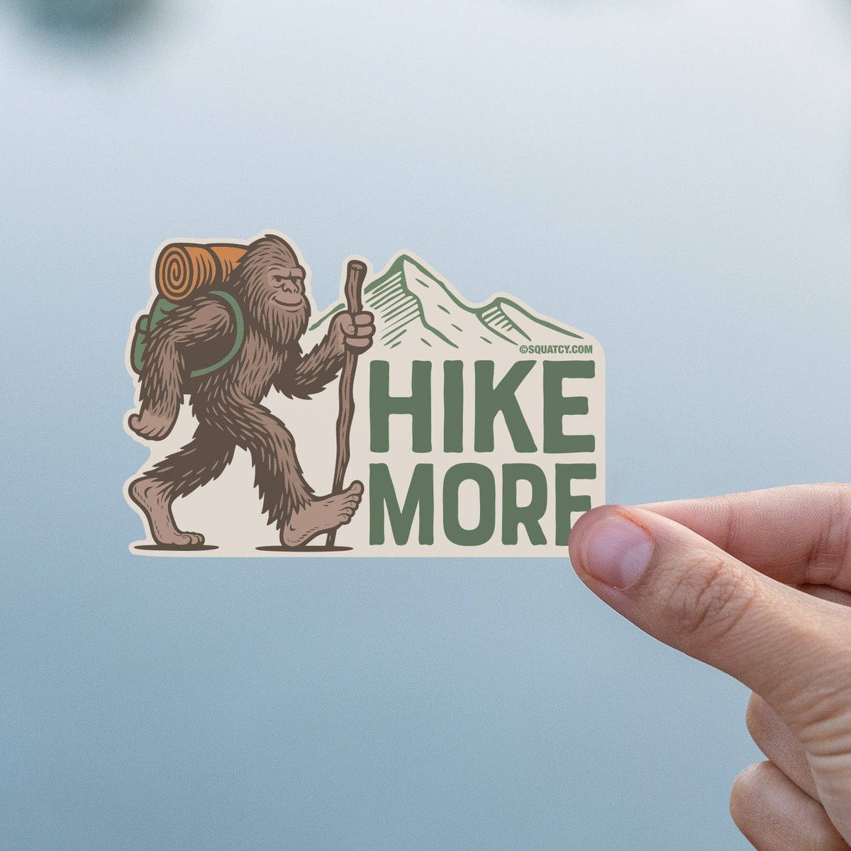 Bigfoot, Hike More Sticker