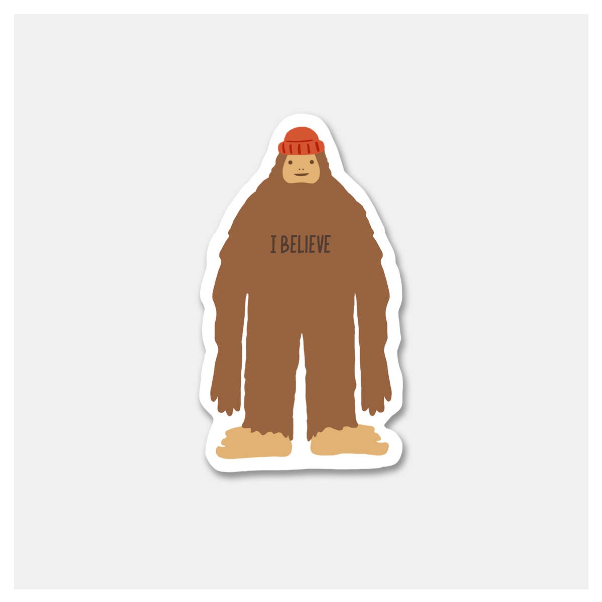 I believe Bigfoot - Sasquatch Sticker