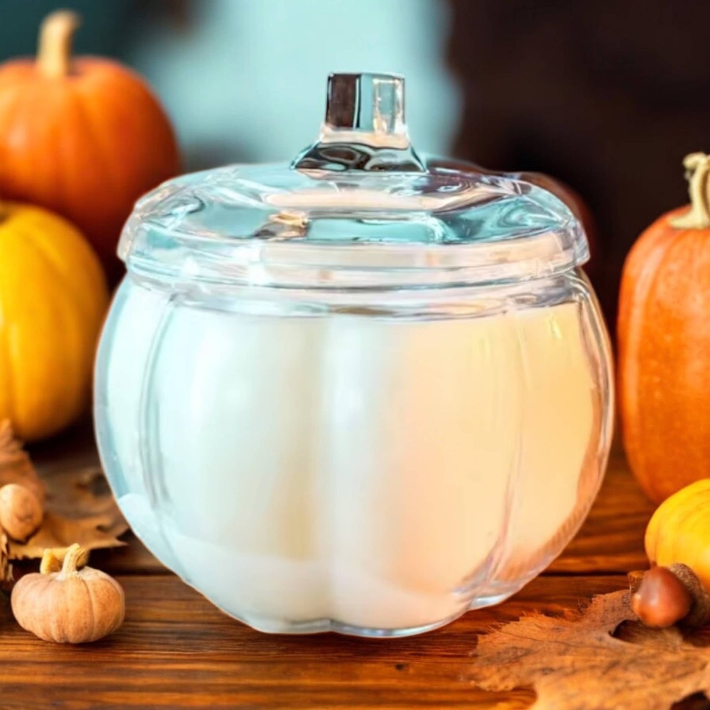 Pumpkin Glass Candle