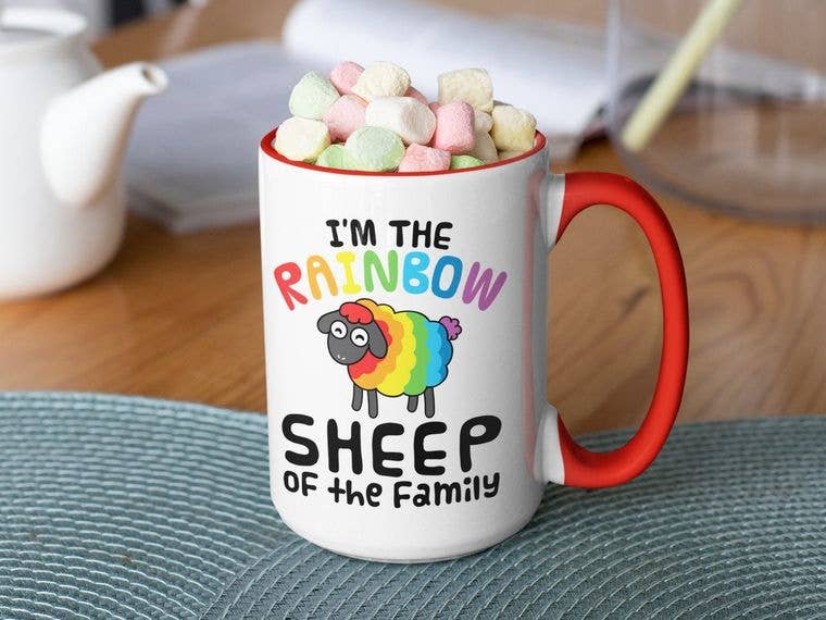 I'm the Rainbow Sheep of the Family