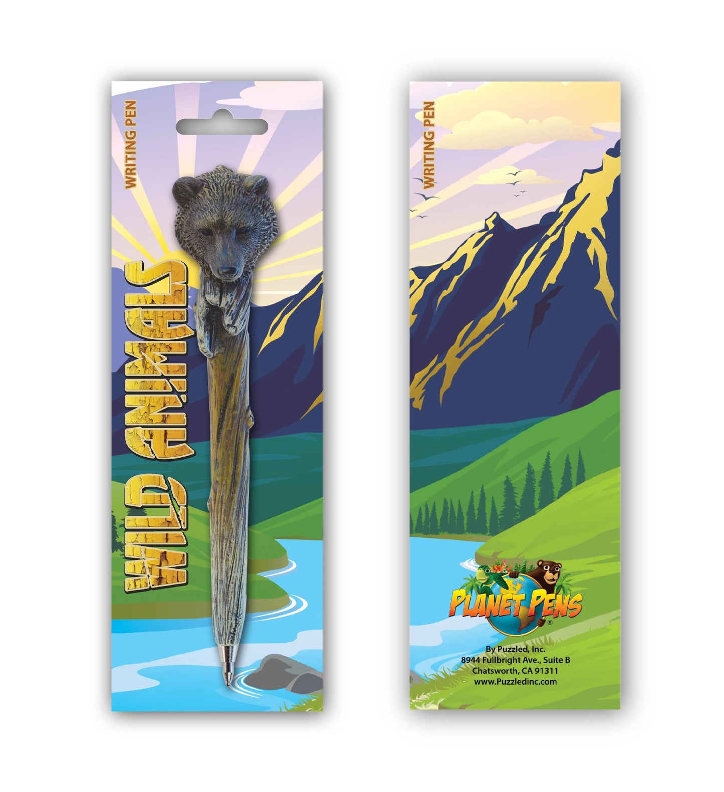 Wild Black Bear head pen