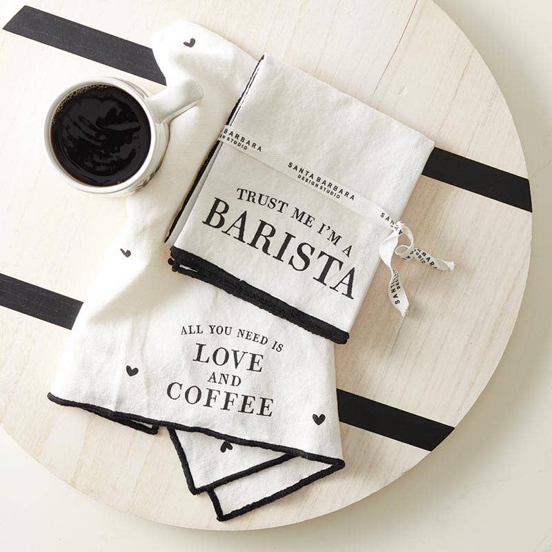 Tea Towel - Love & Coffee