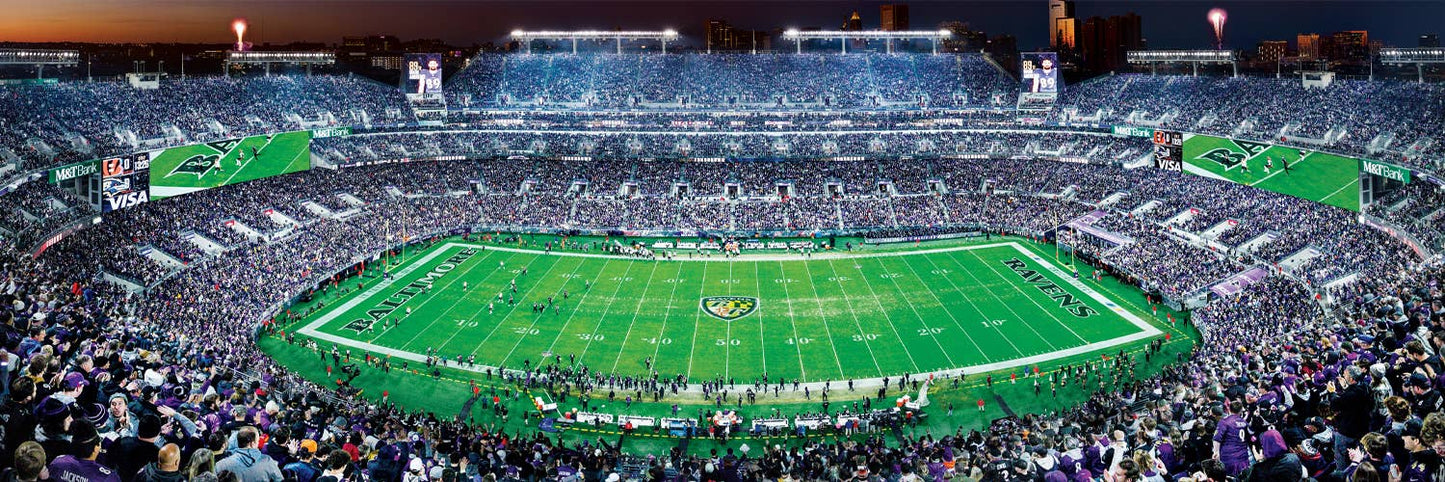 Baltimore Ravens - 1000 Piece Panoramic Puzzle