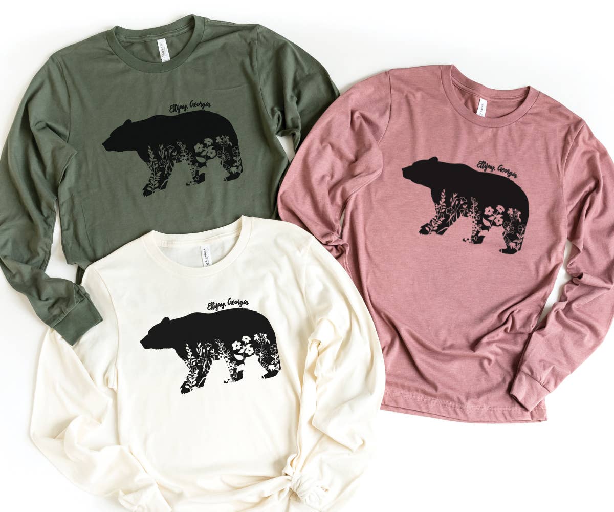 Floral Bear Long Sleeve