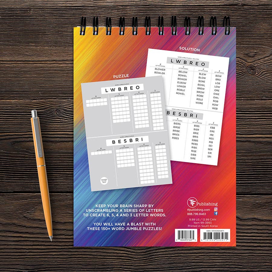 Word Jumble Puzzle Book