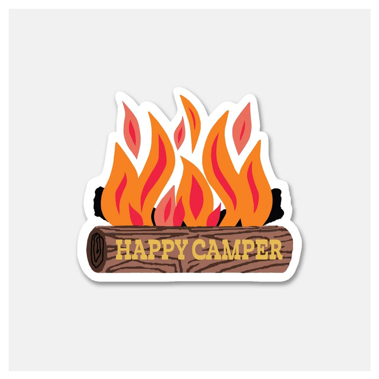 Happy Camper Campfire - Sticker