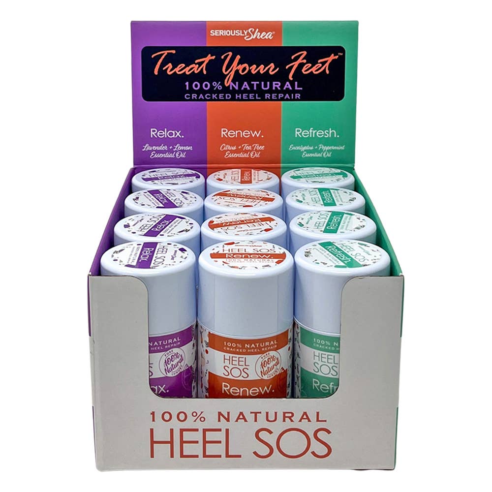 Heel SOS Display | 100% Natural