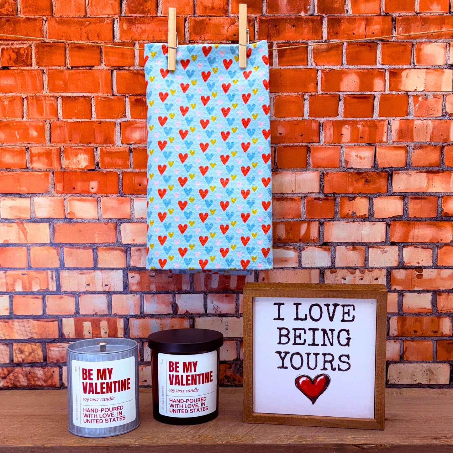 Be My Valentine Candle