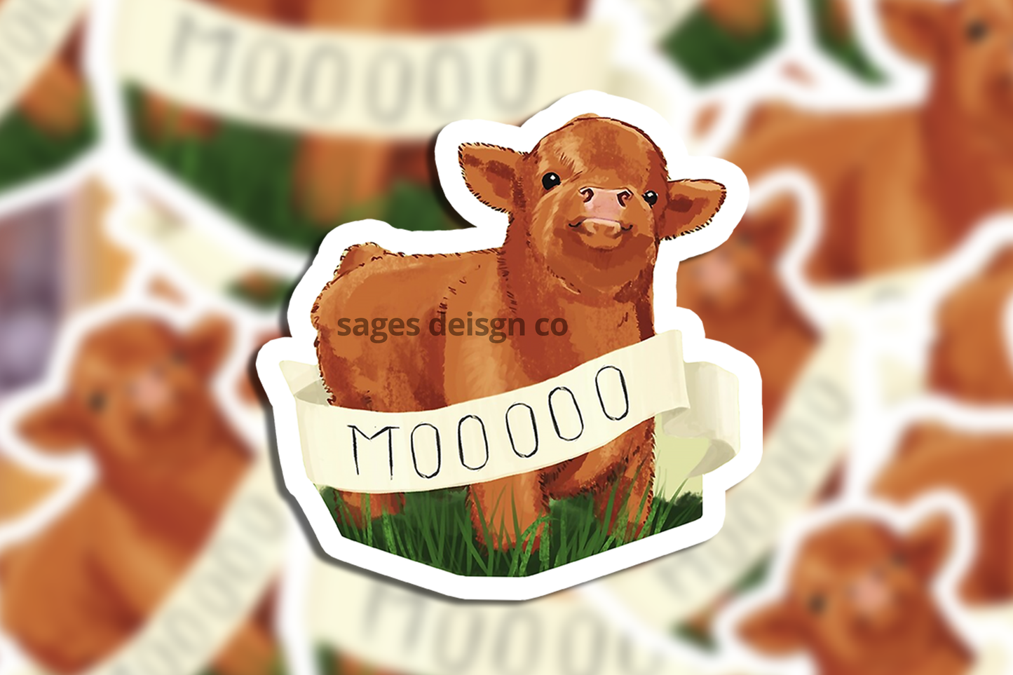 Moo Highland Cow