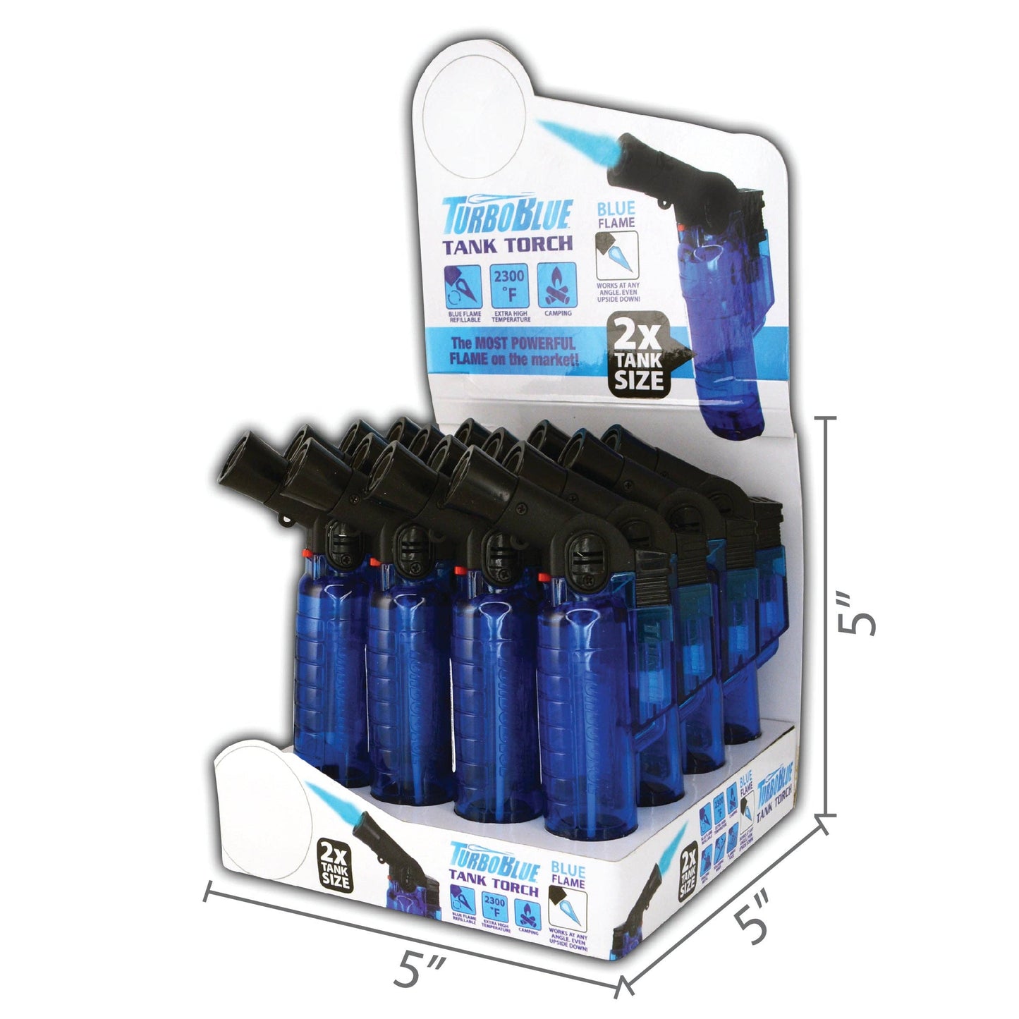 Torch Blue Refillable Tank Torch Lighter