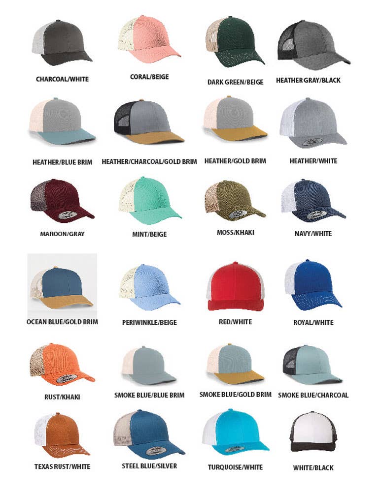 Mountain & Stars Leather Patch Hat - DCL
