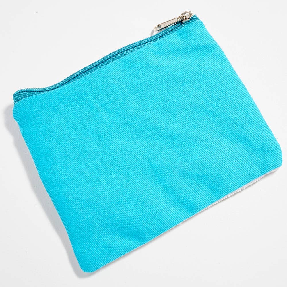 Apres Ski Seed Beaded Mini Pouch Bag