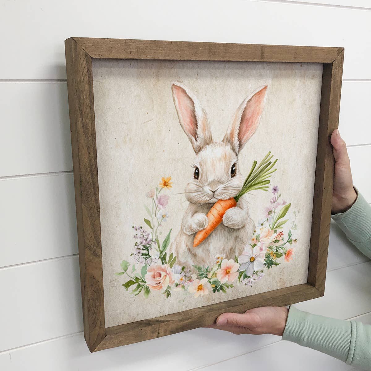 Easter Bunny Flowers Carrot -