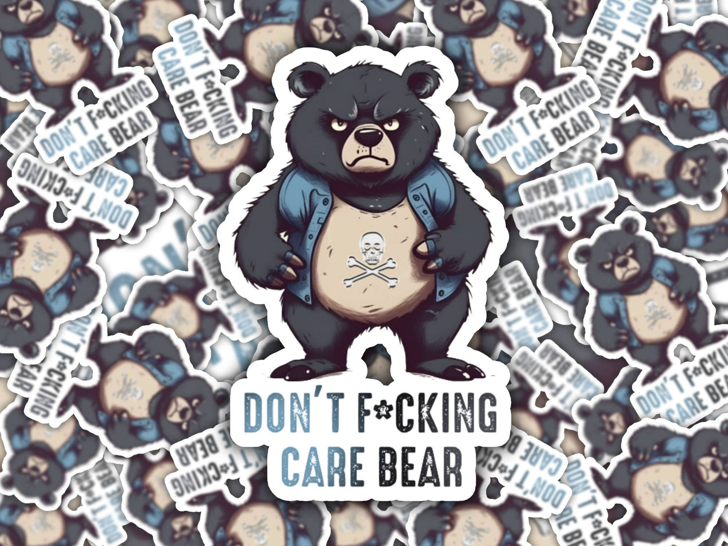 Funny Don't Care Bear