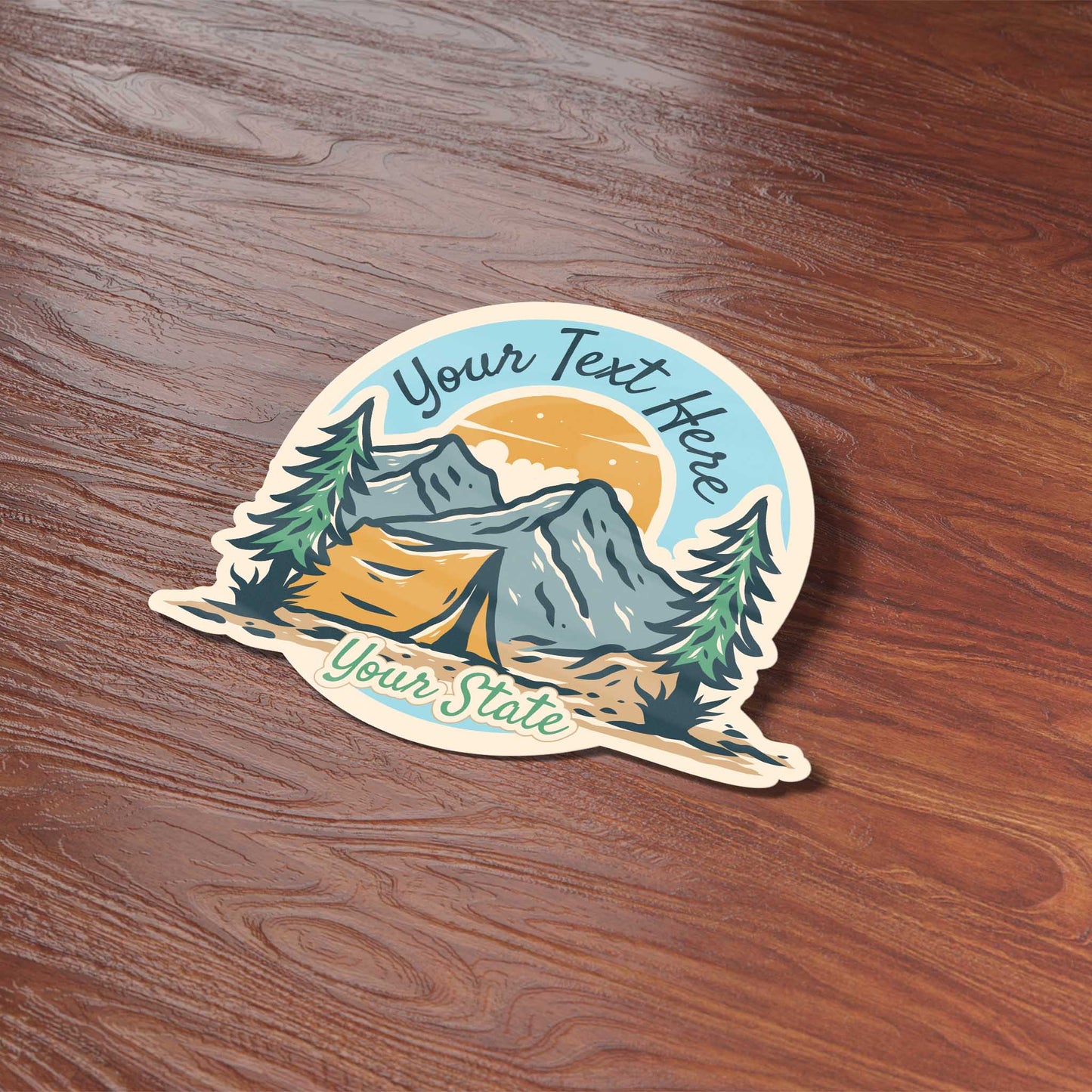 DCL Tent Camping Sticker