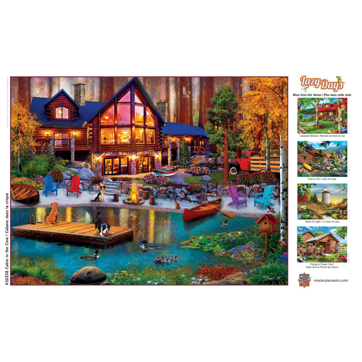 Cabin in the Cove 750 Piece Puzzle