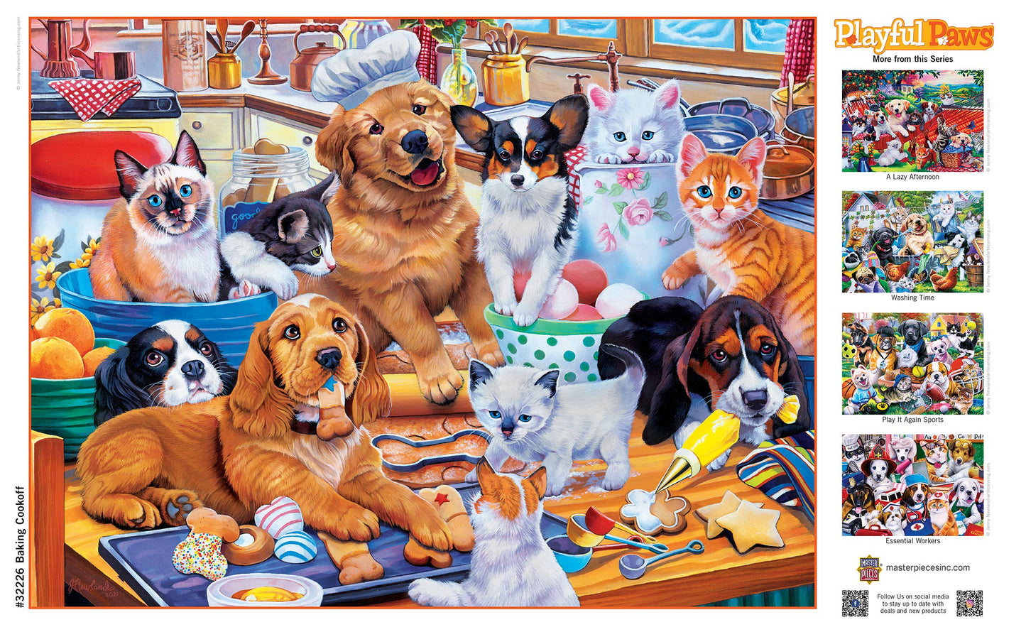 Playful Paws - Baking Cookoff 300 Piece EZ Grip Puzzle