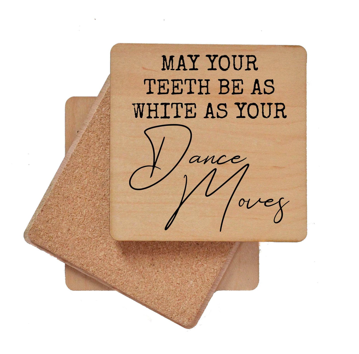 White As Your Dance Coaster