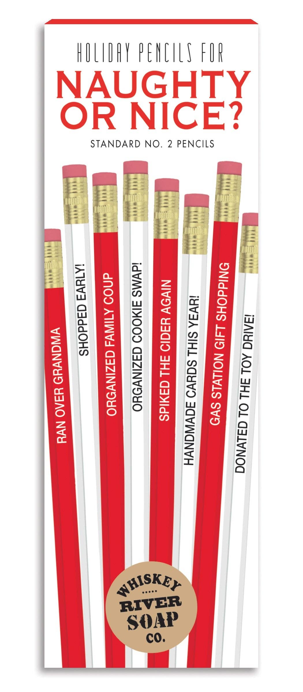 Naughty or Nice Pencils | Holiday Pencils