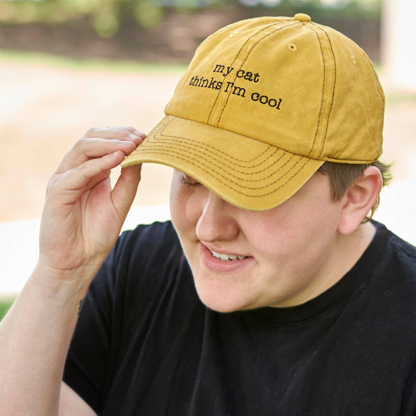 My Cat thinks I'm cool Hat