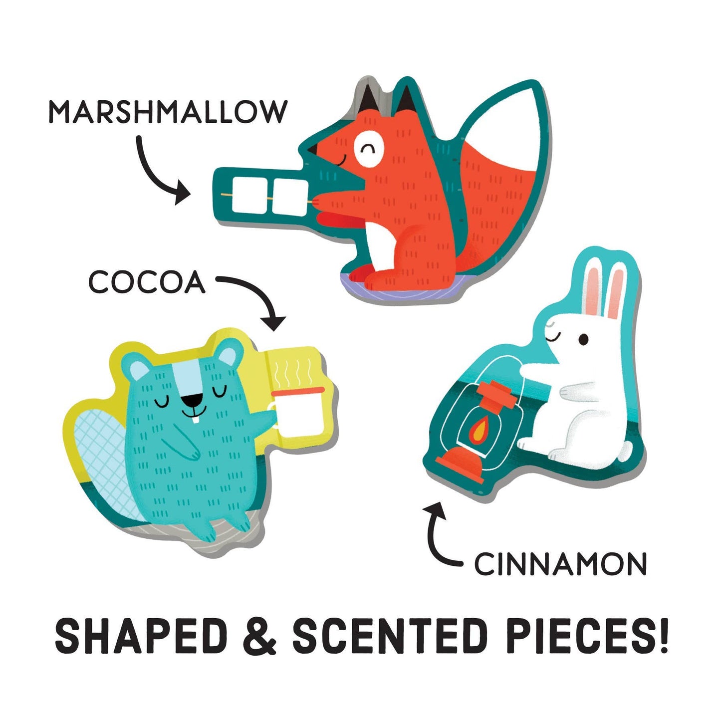 Campfire Friends Scratch and Sniff Puzzle