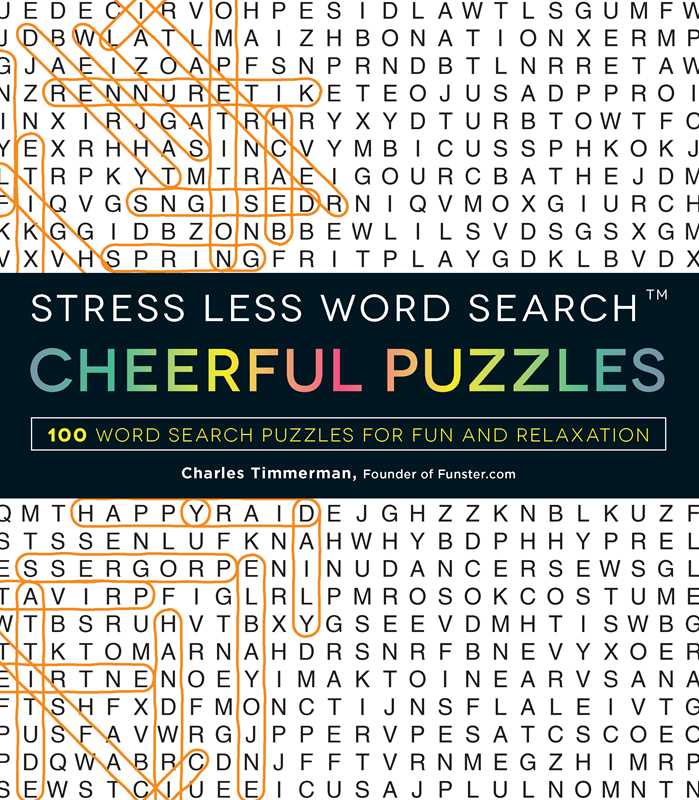 Stress Less Word Search