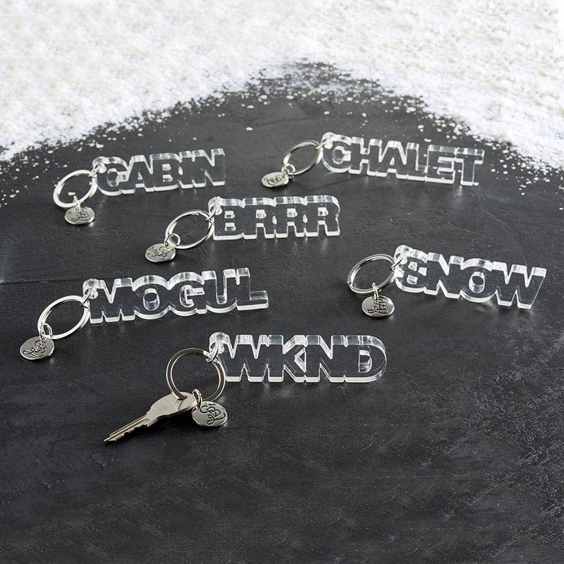 Acrylic Key Chain - Snow
