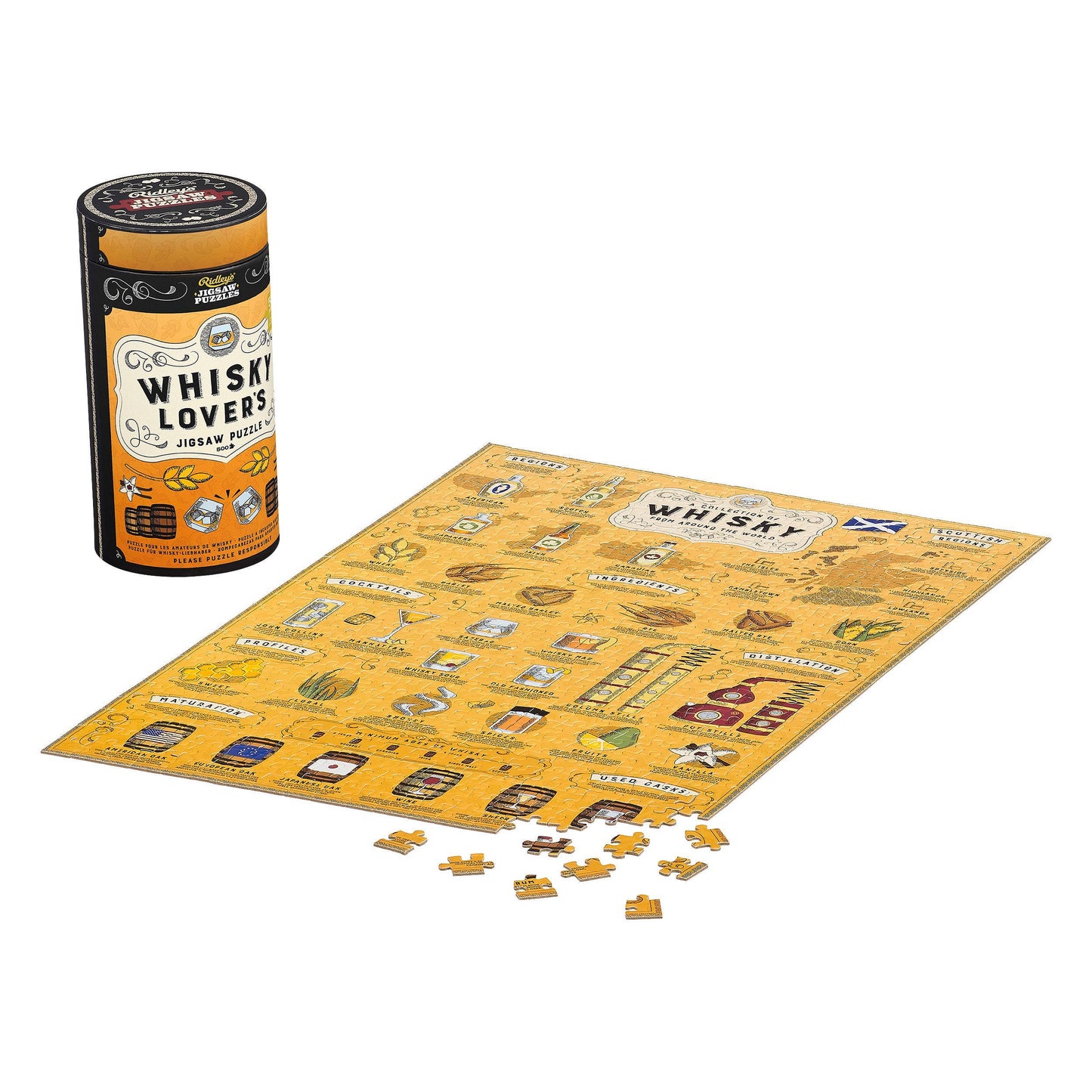Whisky Lover's 500 Piece Puzzle