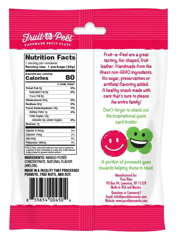 Fruit-a-Peel Cherry Berry Fusion Fruit Flats