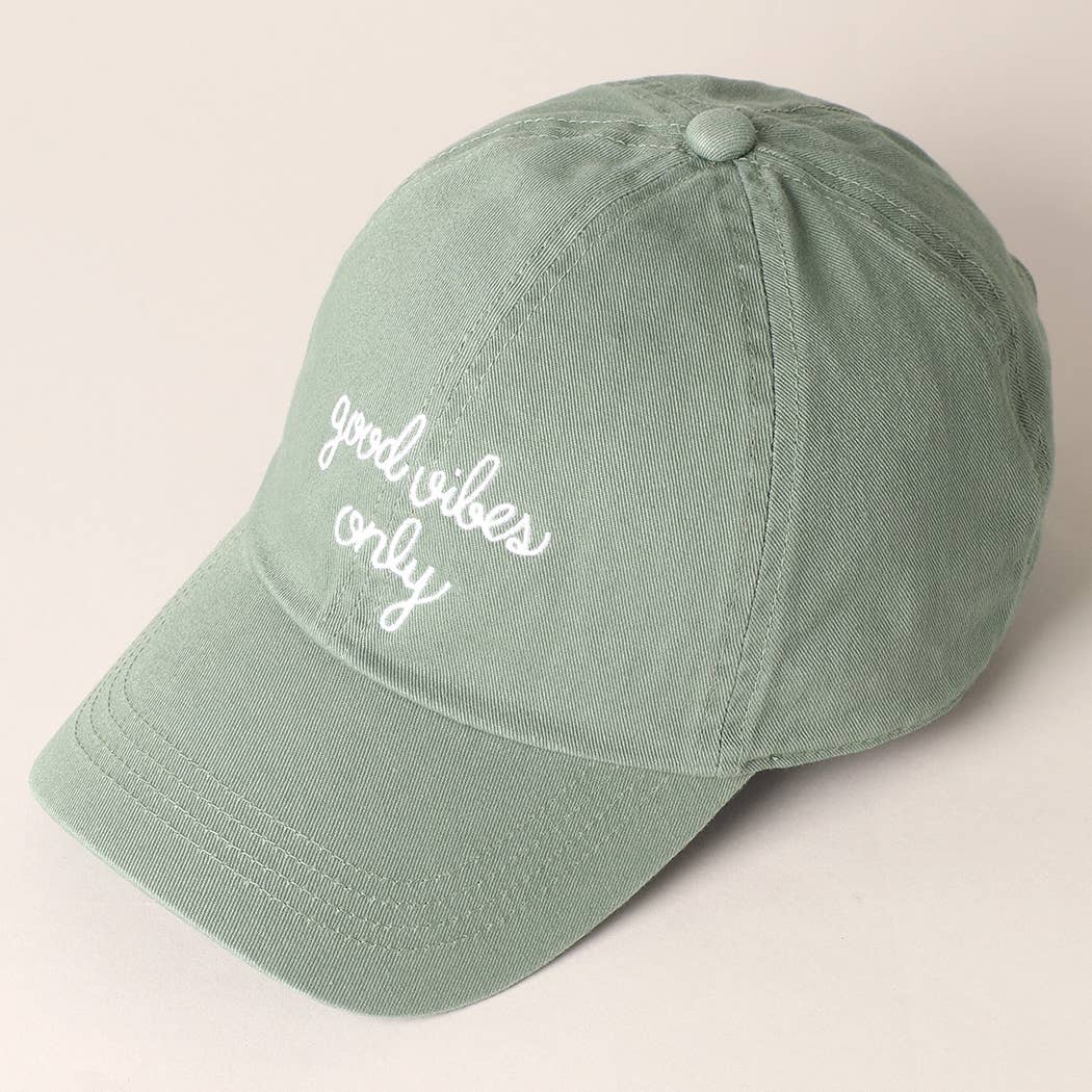 Good Vibes Only Cap
