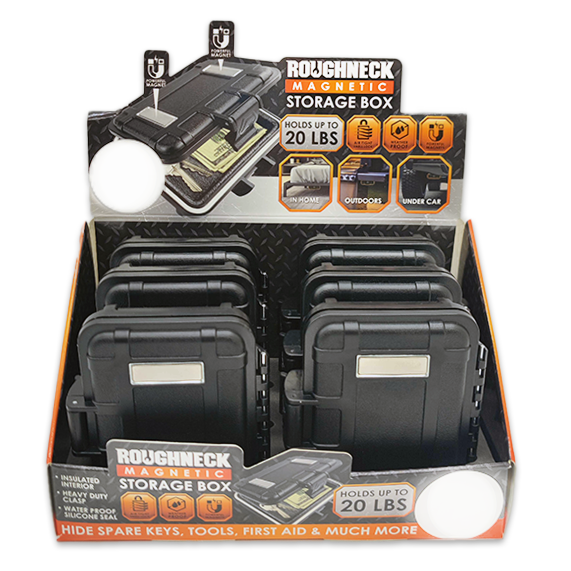 Smell Proof Magnetic Storage Box