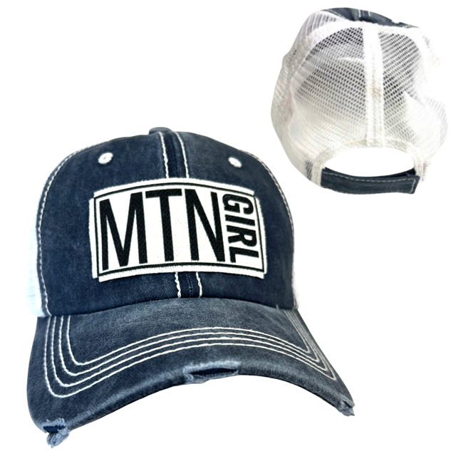 MOUNTAIN GIRL |DISTRESSED Hat