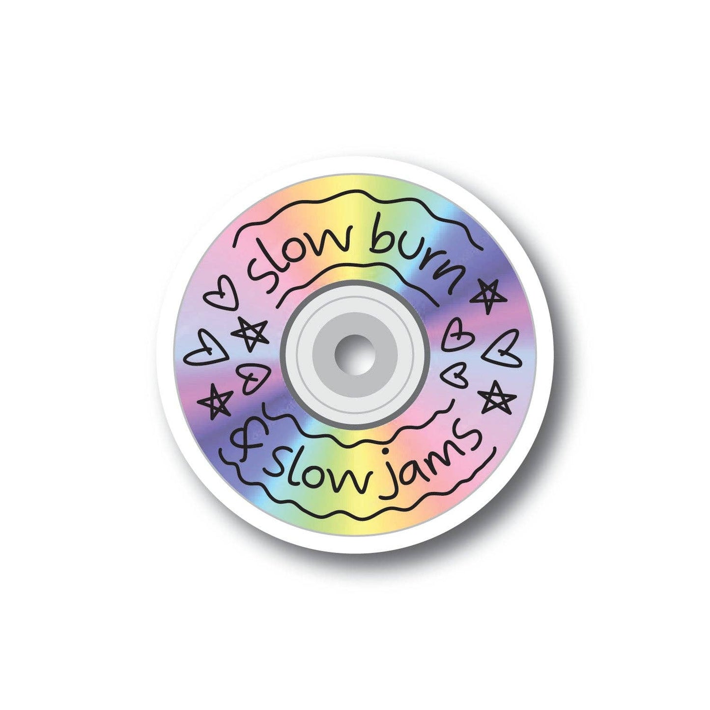 Wild North Co - Slow Burn CD Holographic Sticker