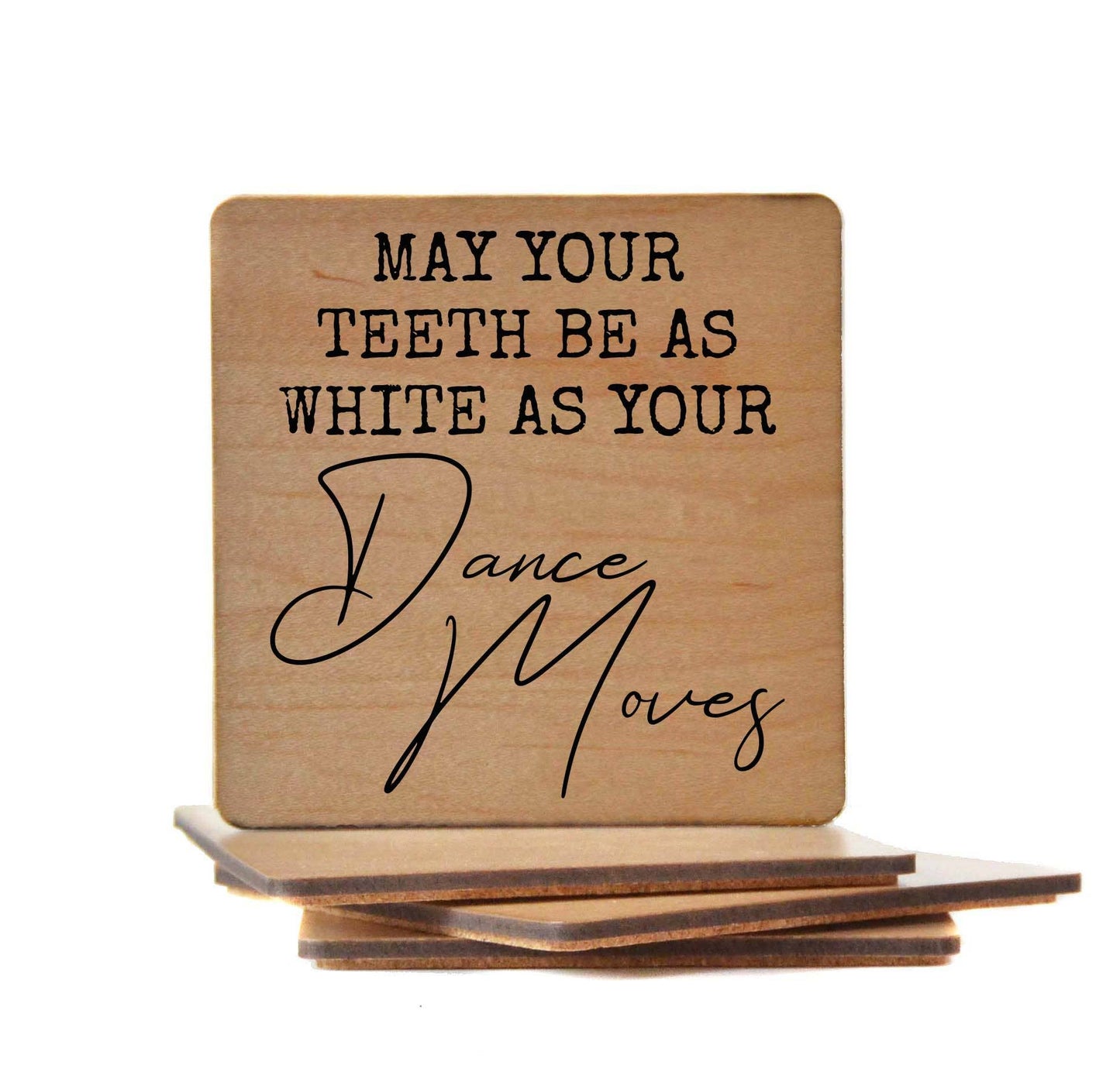 White As Your Dance Coaster