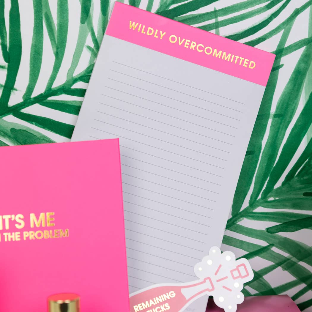 Wildly Overcommitted Bright Pink 5x8