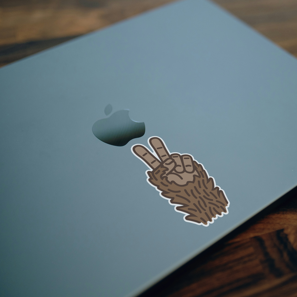 Squatchy - Bigfoot Peace Sticker