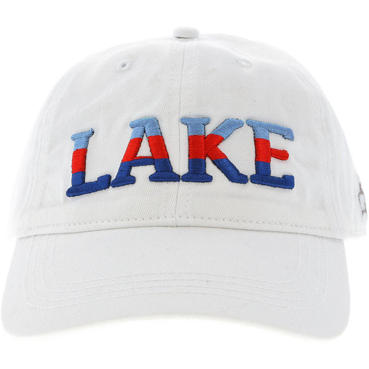 Pavilion - Lake - White Adjustable Hat