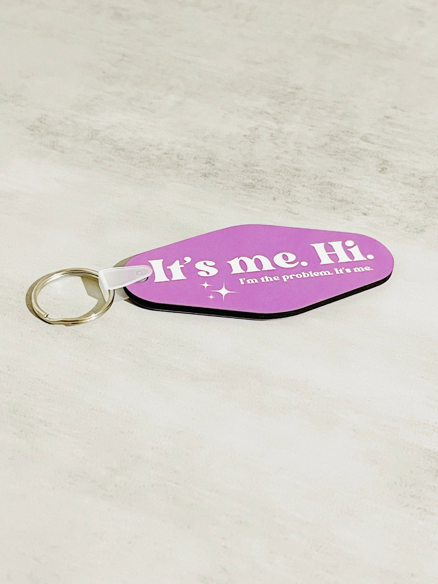 Sonny Rising - Motel Style Keychain, Taylor Inspired It's Me Design