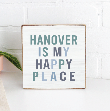 DCL Happy Place Decorative Wooden Block