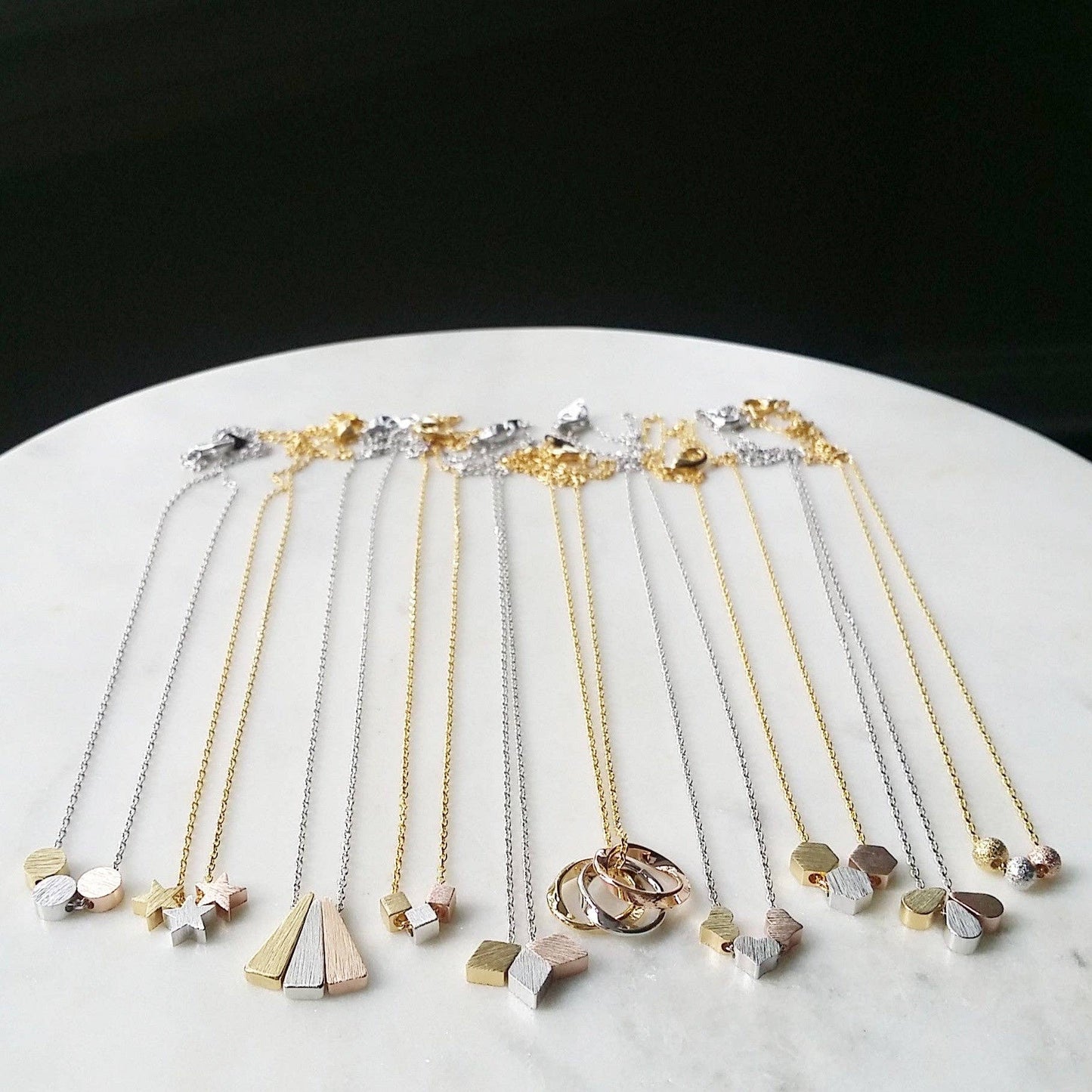 Triple Star Cluster Necklace